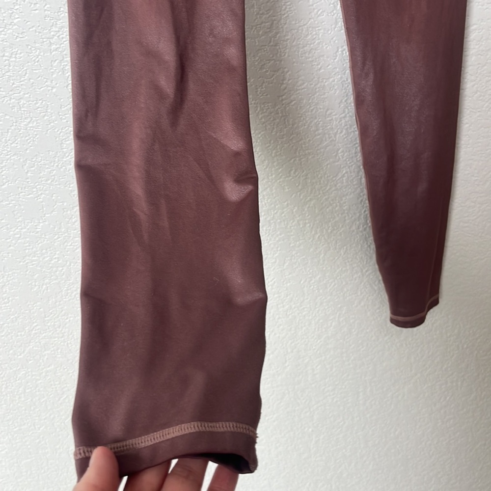 Athleta Metallic Legging Pant Pink size Small - Picture 8 of 11